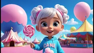 Cotton Candy, Sweet and Light Delight | Sweet Candy Song for Kids | Fun Nursery Rhyme for Toddlers