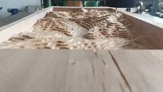 3D CNC Carving - Azuga Valley Topographic Map in Solid Oak #cnc #woodworking