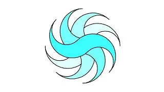 Simple Python Turtle Graphic and Code: Twister 2