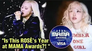 Ros&eacute; Predicted to Sweep Big at 2025 MAMA Awards, Emerges as a Top Daesang Contender
