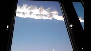 Meteor Shockwave Blows Out Windows at School in Chelyabinsk