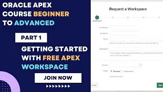 Oracle APEX 1:1 Training | Beginner to Advanced | Session 1 | Manish Arora (10+ Yrs Exp, London, UK)