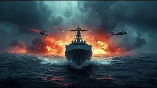 “Caos en Alta Mar: El Impactante Ataque Militar Captado en Pleno Océano”