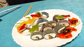 Сладкие СУШИ РОЛЛЫ Самый вкусный СЕТ Sweet SUSHI ROLLS The most delicious SET