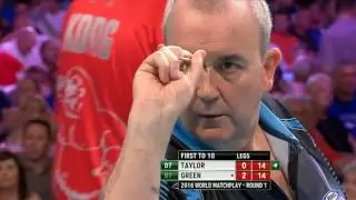 Phil Taylor v Robbie Green ᴴᴰ 2016 World Matchplay Darts | Round 1
