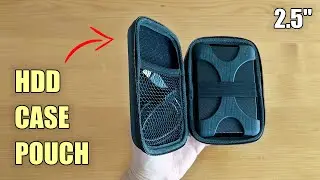 2.5 Inch Portable External Hard Disk Drive (HDD) Protective Case Pouch