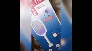 💯℅recommended Tri-Active mosquito 2in1 racket & zapper#honestreview #ytstudio #ytshorts