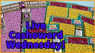 Live Cashword Wednesday! New York Lottery Scratch Off Tickets