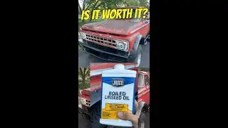 Льняное масло | Стоит ли оно того? #патина @fordf100worldmemberstrucks