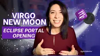 Virgo New Moon Ceremony 🌑 Eclipse Portal | Journal Prompts, Energy Cleanse & Manifestation