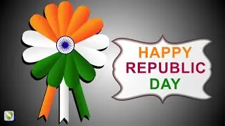 HAPPY REPUBLIC DAY DESIGN IN COREL DRAW।। 26th January Design