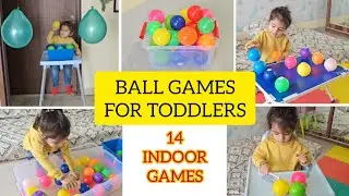 14 Indoor Ball Games For Toddlers #indoor #fun #toddlers