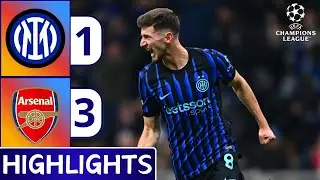 Inter vs Arsenal (1-3) &ndash; All Goals & Highlights &ndash; UEFA CHAMPIONS LEAGUE &ndash; EUROPEAN NIGHT IN MILAN