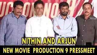 Nithin And Arjun New Movie Production No 9 Press Meet | Nithin | Arjun