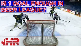 Is 1 goal enough in Beer League? Blades hockey goalie GoPro