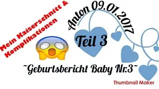 GEBURTSBERICHT Teil(3/3)