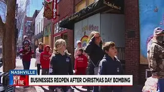 10 of the shops closed due to the Christmas day bombing are now back open
