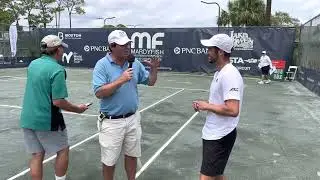 Dan Martin Interview At Mardy Fish USTA Futures In Vero Beach