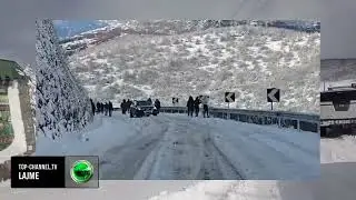 Top Channel/ Bllokohet nga bora Shkalla Lunikut,  aksi Librazhd -Peshkopi i pakaluesh&euml;m, makinat...