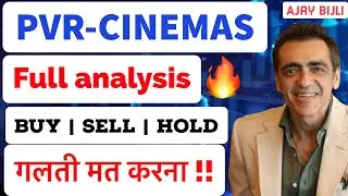 PVR cinemas latest news I Full fundamental analysis I share price update I PVR technical analysis I