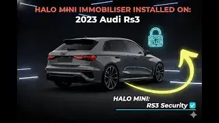 СТОП! Не дайте своему Audi RS3 (8Y) угнать за считанные секунды! 🛑 Установка Halo Mini