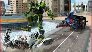 Police Robot Transformation - Prison Escape - Incredible BUG!!! Android Gameplay HD #2