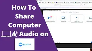 How to Share Computer Audio on Zoom