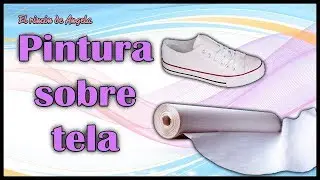 Pintura sobre tela fácil- Como pintar en tela- Pintura lavable-Diy