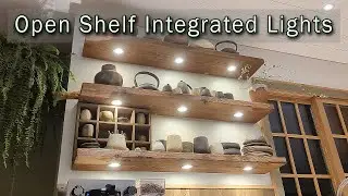 Kitchen Reno Ep.28 - Floating Shelves + Built In Lights