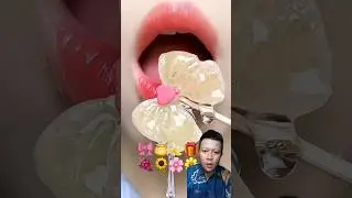 melting sweet candy #mukbang #satisfying #asmr #eating #food #jellyjungle #candy