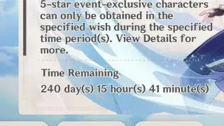 Help why is the ayaka banner 240 days