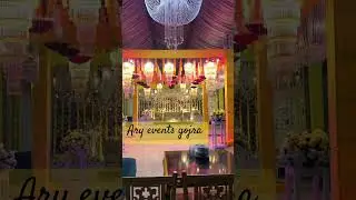 Mehndi event decor by ary event gojra #stage #wedding #weddingdecor #gojracity #samundri #trending