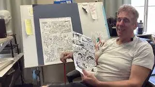 Live in Studio (Self-Lettering Comics, Pastel Demo)