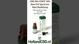 CBD Olie FORTE 18 procent Raw Full Spectrum 10ml MediHemp #cbgolie #cbgoliemedihemp #cbdolie #shorts
