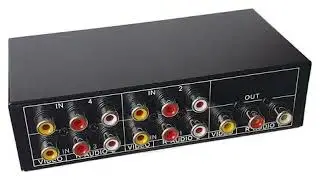 Review: Chaveador Hub Switch Rca Quatro Entradas Para Uma Sa&iacute;da