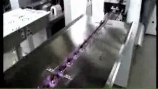 Automatic chocolate covered almond date nut wrapping packing machine