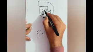 Name Drawing Tricks | Funny Drawing #drawing #art #boy #girl #funny 