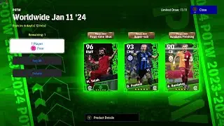 POTW Worldwide Jan 11 '24 - eFootball 2024 Pack Opening