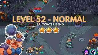 King of Defense: Level 52 NORMAL / SALTWATER BEND / with basic heroes