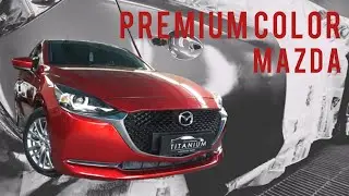 SOUL RED CRYSTAL ALL NEW MAZDA 2 By Titanium Auto Body repair #soulredcrystal #bodyrepairmazda