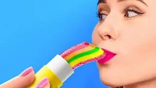 CRAZY WAYS SNEAK FOOD || Edible DIY School Supplies And Food Pranks By 123GO!LIVE