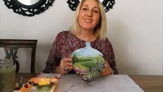 Kolay Resim  Tekniği ile Ahşap Boyama ( Manzara yapımı )