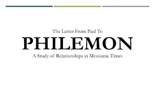 9/3/23 class - Philemon - Nick Weaver