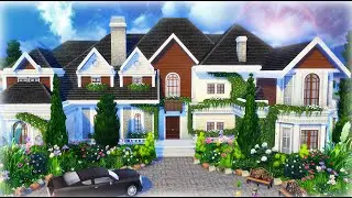 The Sims 4 House Building - Beryl's Base Game Mansion