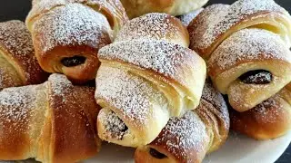 Croissante cu Nutella / Cum sa faci Croissante