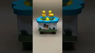 Colorful Wooden Duck Dance Music Box by small foot &ndash; Adorable Melody & Motion!
