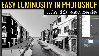 How To Master Luminosity in Adobe Photoshop in 10 seconds