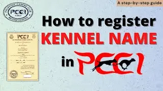 How to register Kennel Name in PCCI | Federation Cynologique Internationale (FCI)