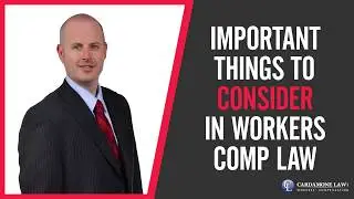 Important Things to Consider In Workers Comp Law