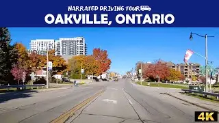 🌆 Oakville, Ontario  🚘✨4K Drive